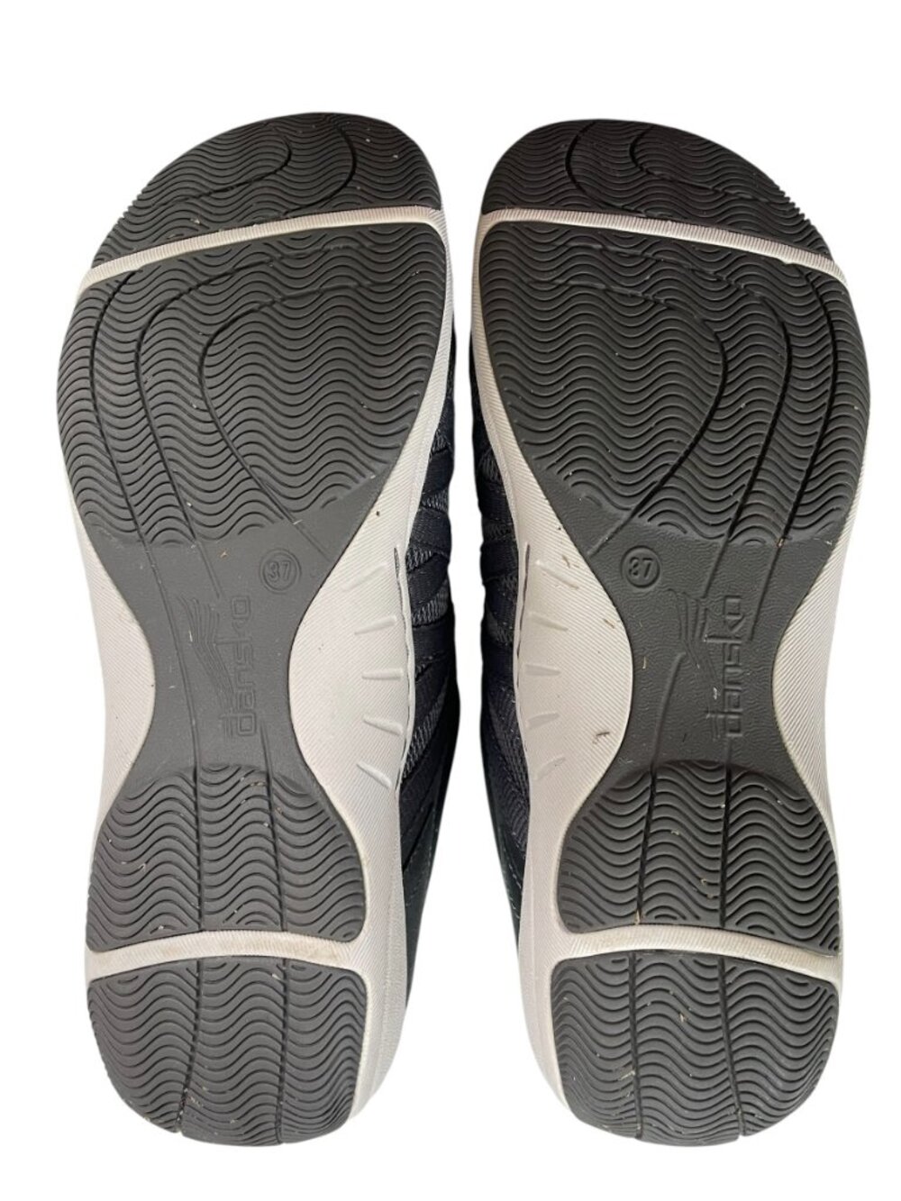 Dansko Black Mesh Leather Walking Sneakers Comfort Shoes EU 37 US 7 - Picture 7 of 11